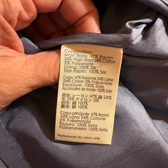 NWT 3.1 Phillip Lim Slashed Hem Blue Mini Dress - Picture 8 of 10